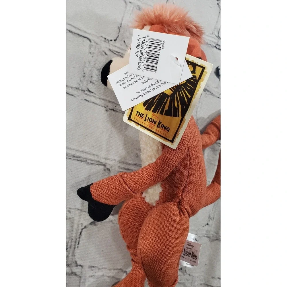 Disney The Lion King The Broadway Musical Timon Plush Bean Bag 10